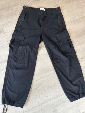 Black Cargo Pants - TNA
